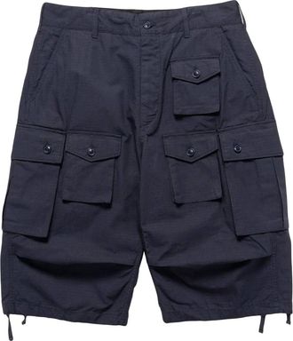 Engineered Garments Cargo corti con tasche - Blu