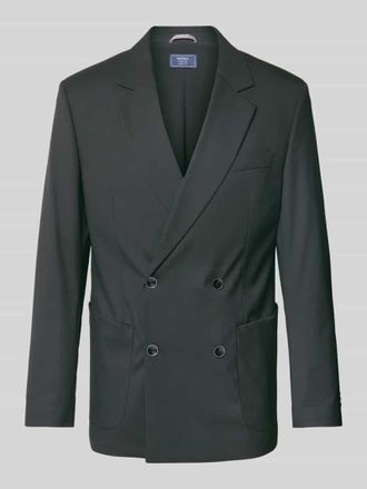 Mc Neal Slim Fit Sakko mit aufgesetzten Eingrifftaschen in Black, Gr&ouml;&szlig;e 25