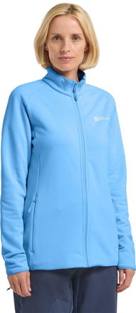 Jack Wolfskin Fleecejacke JACK WOLFSKIN BAISELBERG FZ W, Damen, Gr. L (42/44), blau (mid, blau), Obermaterial: 95% Polyester, 5% sonstige Fasern; Futter: 100% Polye