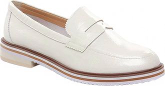 Regarde le ciel Womens Dalma Loafers In Rock White