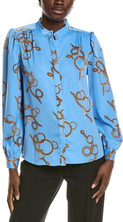 T Tahari Button Down Blouse