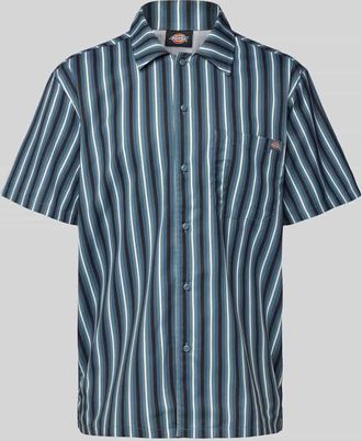 Dickies Freizeithemd mit Brusttasche in Petrol, Gr&ouml;&szlig;e L