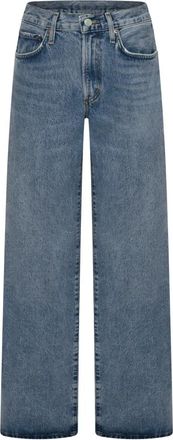 A Gold E Vintage Flared Clara Jeans - Dames - Loose Fit Jeans - Blauw - W24 - Katoen - Jeans