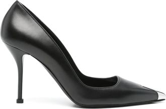 Alexander McQueen Leren pumps - Zwart