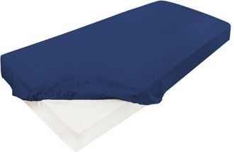 OEM S&aacute;bana Bajera Satinada 160x200x25, Azul Marino47, Matex