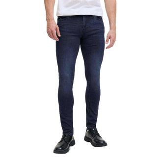 Jack & Jones Jack And Jones Heren Liam-jeans met middelhoge taille (Blauwe Denim)