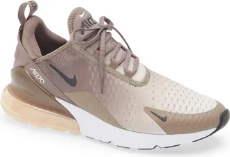 Nike Air Max 270 Sneaker in Mink Brown/Black/Sanddrift at Nordstrom, Size 11