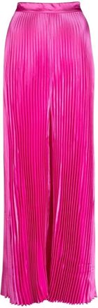 L&rsquo;Id&eacute;e Fuchsia Geplooide Broek - Dames - Wijde Broeken - Roze - 2XS - Broeken