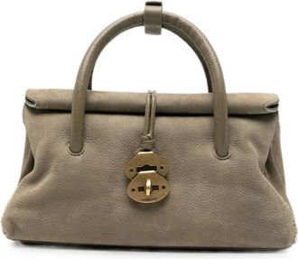 Zanellato Tassen, Dames, Bruin, ONE Size, Leer, Dotta Small Bag