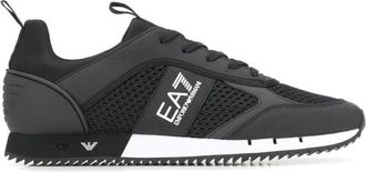 Emporio Armani Zwarte Casual Trainers Sneakers - Heren - Sneakers - Zwart - 37 EU - Schoenen