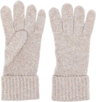 N.Peal Guanti a coste - Toni neutri