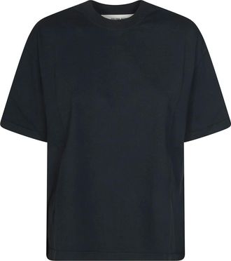 Golden Goose T-Shirt MM Logo Patch - Dames - T-shirts - Zwart - XS - Katoen - Tops