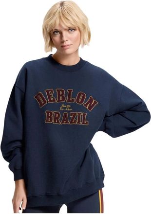 Deblon Sports Dames, Sweatshirts & Hoodies, Blauw, Maat: L