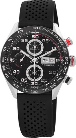 Tag Heuer Carrera Chronograph Automatic Black Dial Mens Watch CBN2A1AA.FT6228