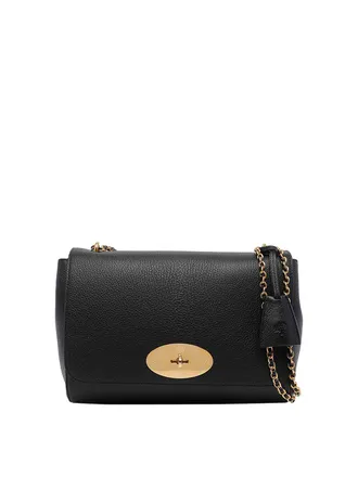 Mulberry Black Medium Lily Crossbody Bag