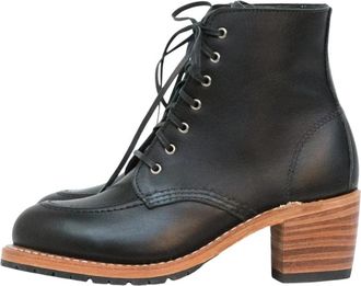 Red Wing Shoes Clara Boots - Dames - Laarzen met Hak - Zwart - 39 EU - Leer - Schoenen