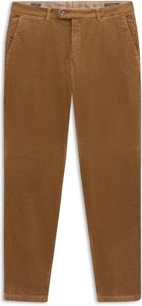 Bugatti Corduroy Broek - Heren - Slim Fit Broeken - Bruin - W36 L34 - Katoen - Broeken