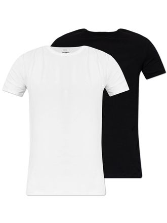 Versace White/Black Bi-Pack Jersey Bio T-shirts
