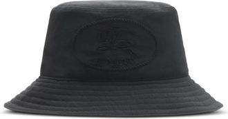 Burberry Omkeerbare vissershoed met ridderdetail - Zwart