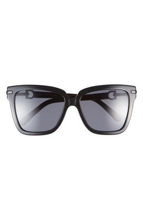 Ferragamo 57mm Square Sunglasses in Black at Nordstrom Rack