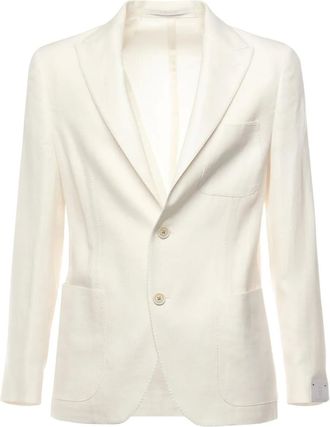 Eleventy Giacca con due bottoni - Bianco
