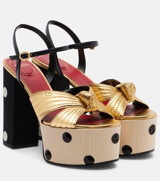 Valentino Garavani Crasher 125 polka-dot leather sandals