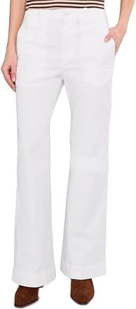 Lauren Ralph Lauren Stretch Cotton Chino Flare Pants Womens Clothing White : 14 31, Cotton/Elastane