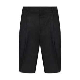 Ami Casual Shorts, male, Black, Size: W38 Wool Shorts