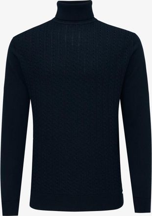 Gentiluomo Cable Rollneck | Donkerblauw