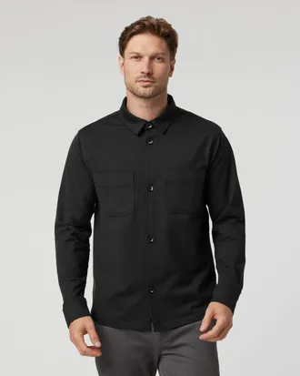 Vuori Clothing Coronado Shirt Jacket | Black Heather | Medium