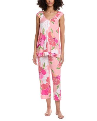 Ellen Tracy 2Pc Cropped Pajama Set