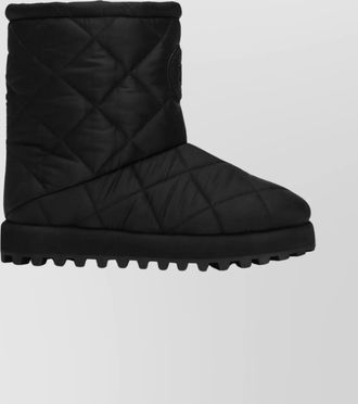 Dolce & Gabbana quilted nylon boots
