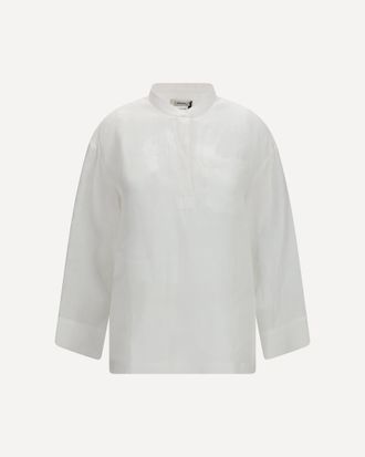 Max Mara Smmcantico linen Shirt Female 44