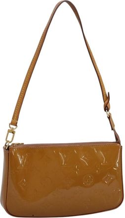 Louis Vuitton Pochette Accessoires Patent Leather Pink Patent_Leather Bag (Pre-Owned)