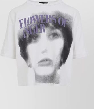 Enfants Riches Deprimes anger blossom graphic short sleeve t shirt