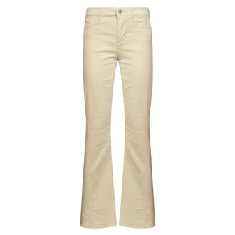 7 For All Mankind Bootcut Jeans, female, White, W24, White Corduroy Jeans