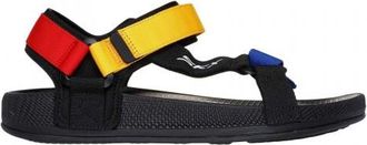 Skechers Heren Hyperslide Textiel Slippers (Zwart)