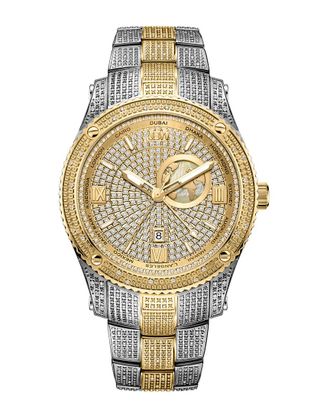 JBW Jbw Mens Jet Setter Gmt Diamond Watch
