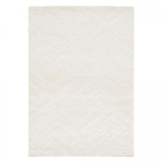 Un amour de tapis Alfombra de sal&oacute;n tejida, blanca 160x230