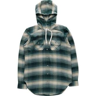 Kavu Jess Hooded Shirt - Womens in Greenwood at Nordstrom, Size Small