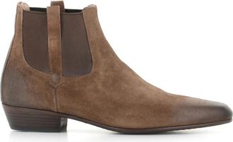 Pantanetti Huron Chelsea - Dames - Cowboylaarzen - Beige - 36 EU - Leer - Schoenen