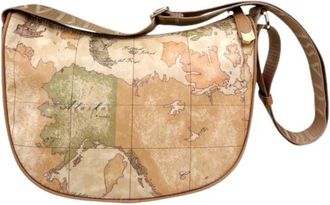 Alviero Martini 1A Classe Cross Body Bags, female, Beige, Size: ONE SIZE Soft Tracolla Mezzaluna Piccola