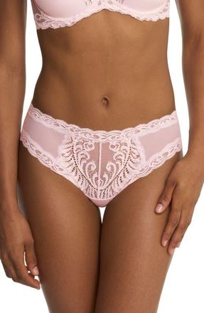 Natori Feathers Hipster Briefs in Pink Sky at Nordstrom, Size X-Large