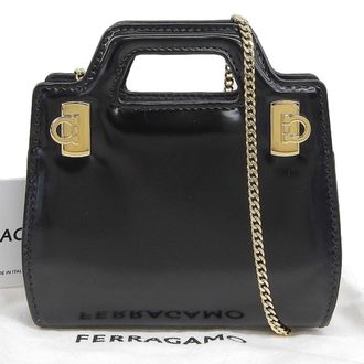 Ferragamo Leather Handbag (Pre-Owned)