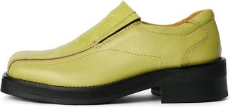 Soulland Midori Loafers - Dames - Loafers - Groen - 39 EU - Leer - Schoenen