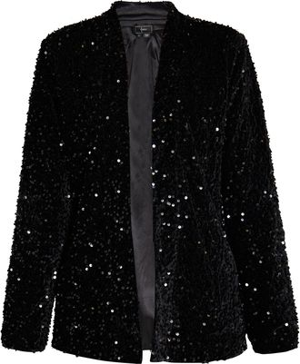 Faina Blazer met pailletten Dames zwart