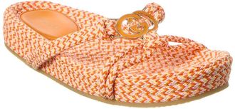 Gucci Interlocking G Rope Sandal