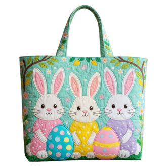 Generic Vintage Quilted Tote Bag,Cute Animals Print Cotton Shoulder Bag,Canvas Book Print Shoulder Bags for Vacation Shopping