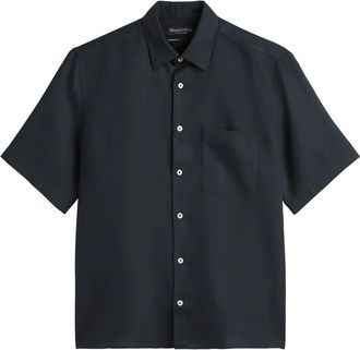 Marc O'Polo short-sleeve button-up shirt - Blue