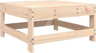 vidaXL Taburete De Jard&iacute;n Madera Maciza De Pino Vidaxl